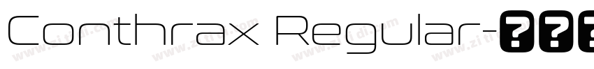Conthrax Regular字体转换 Conthrax Regular字体转换